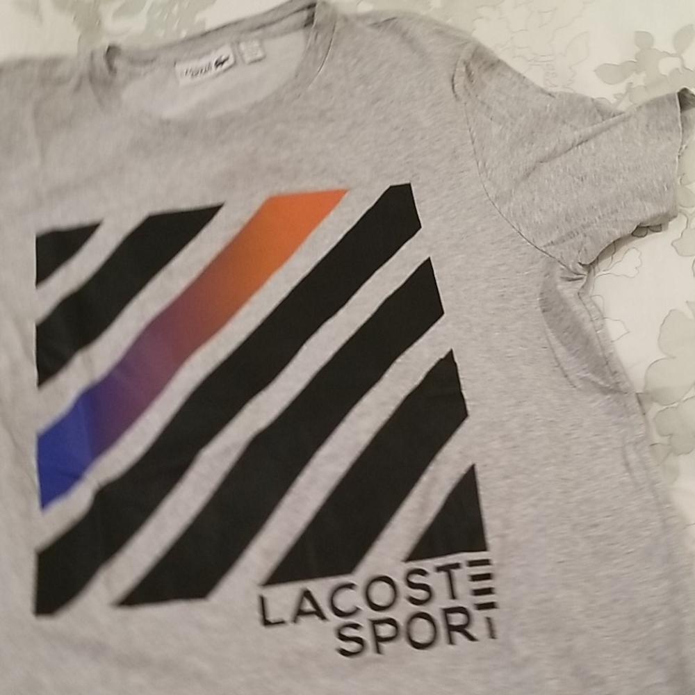 Mens lacoste sport t shirt